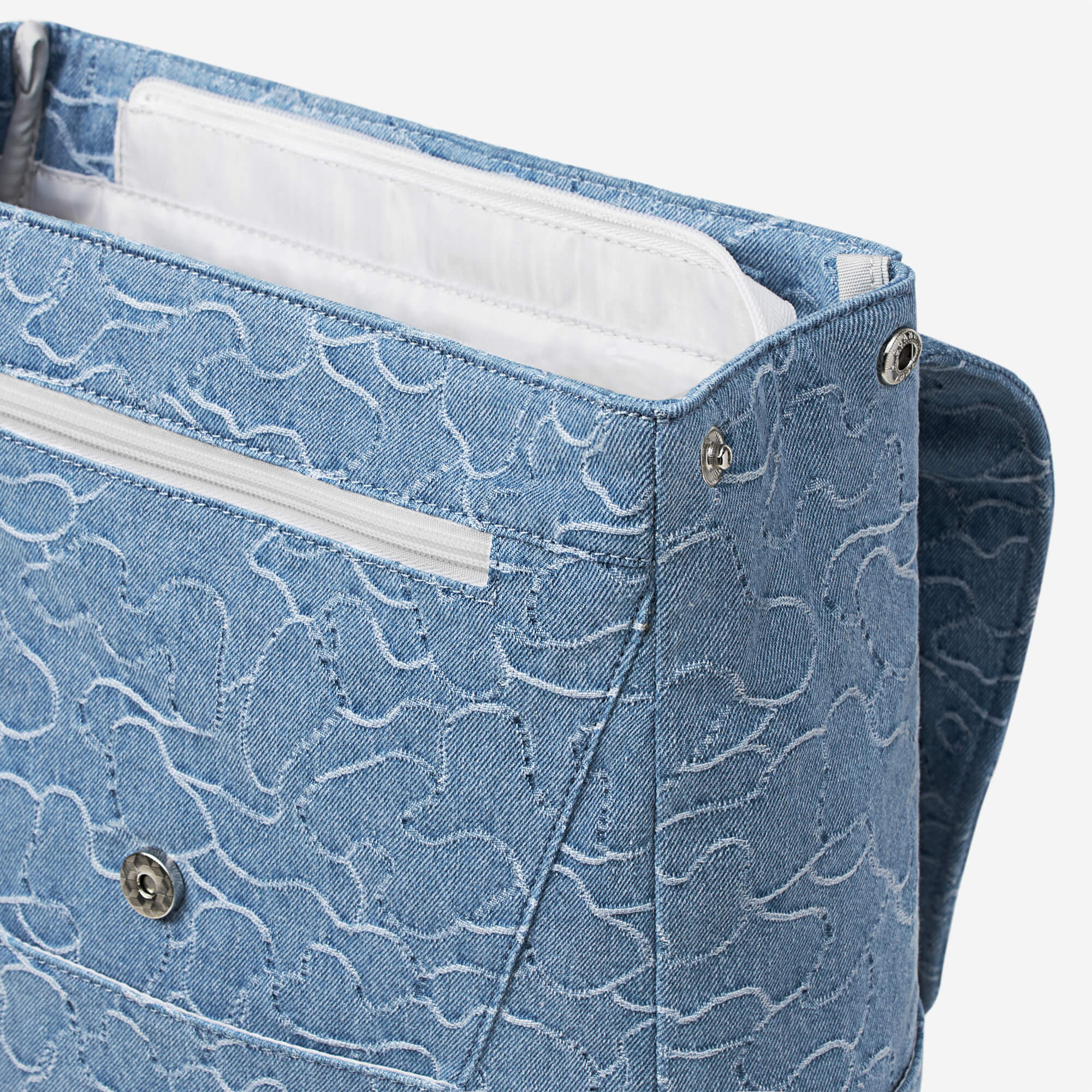 Denim Backpack For School