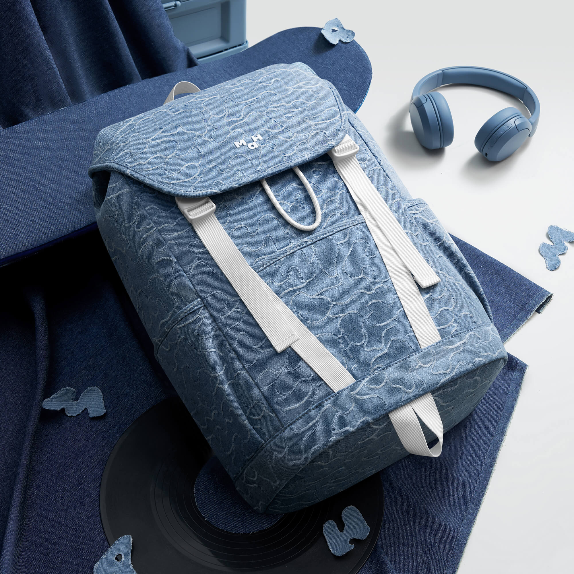 Denim Backpack For Traveling