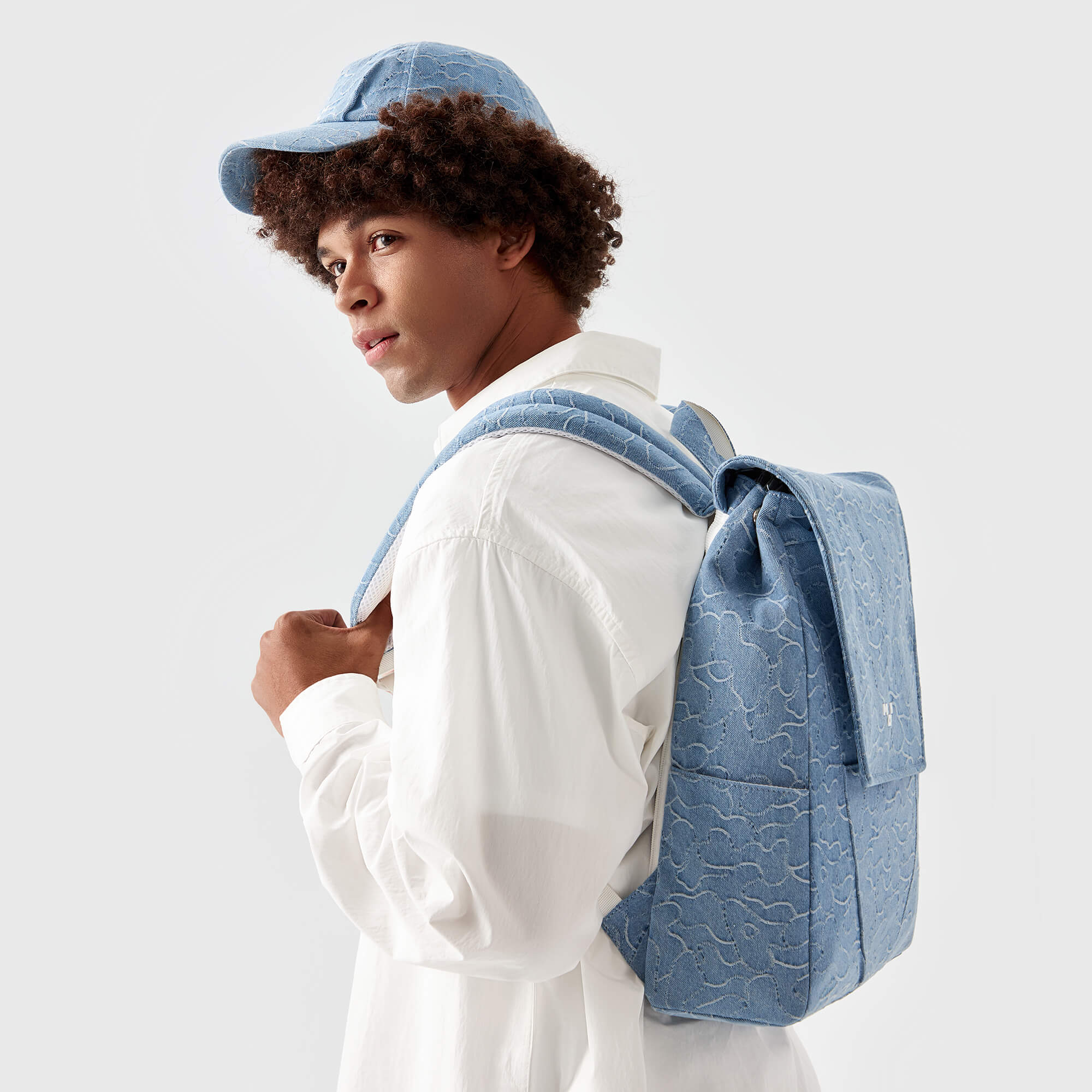 Denim Backpack For School