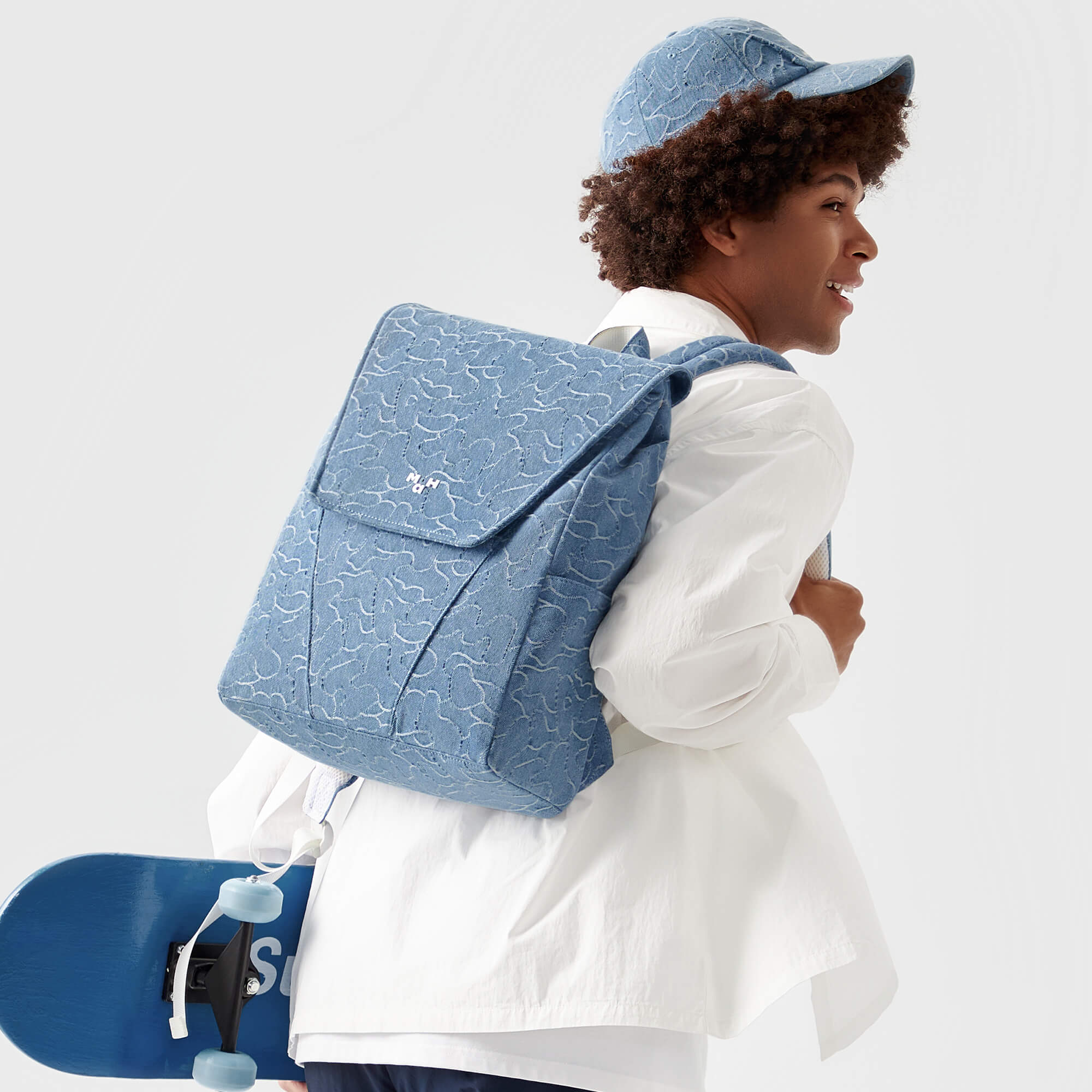 Denim Backpack For School