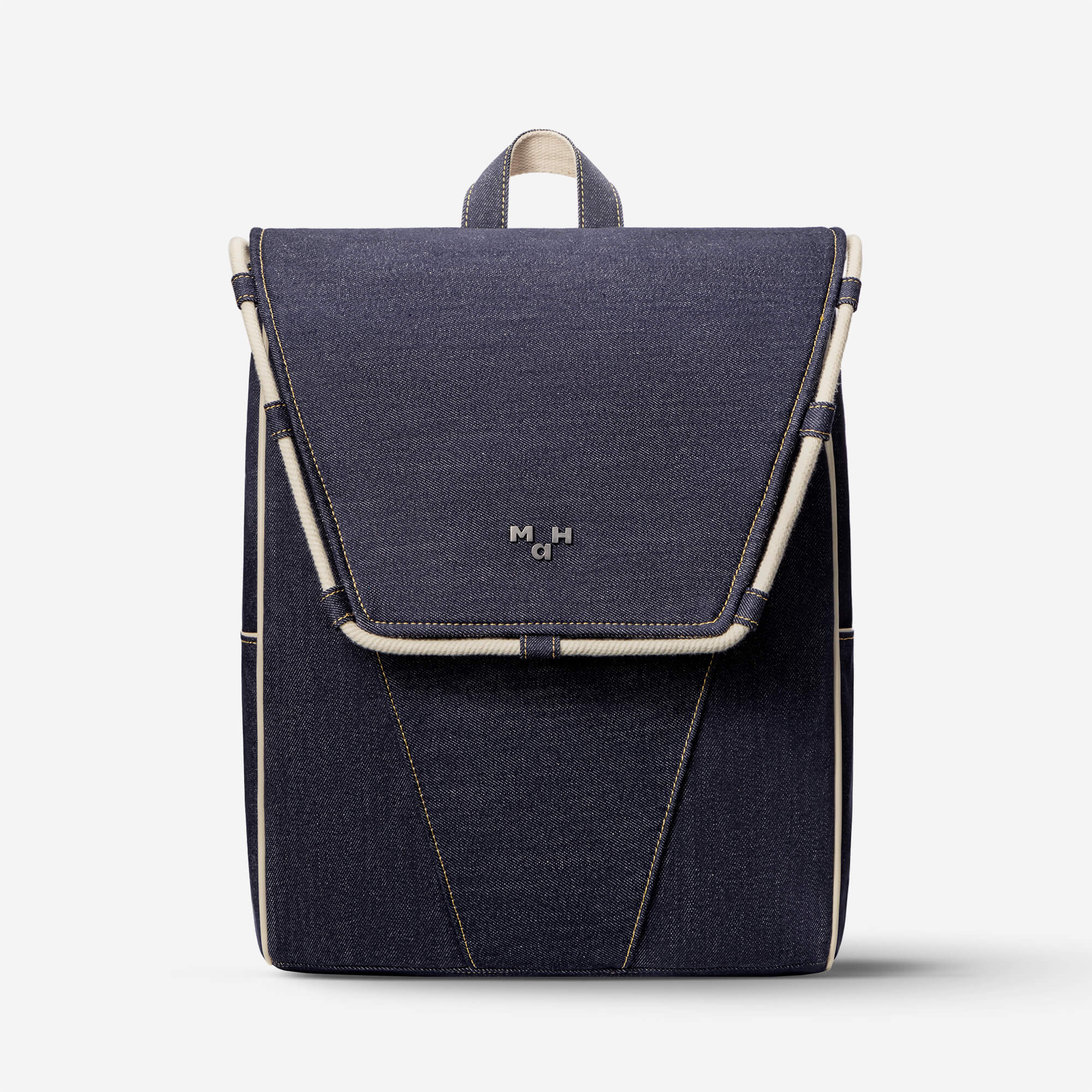 Denim Laptop Backpack - Denim Schoolbag