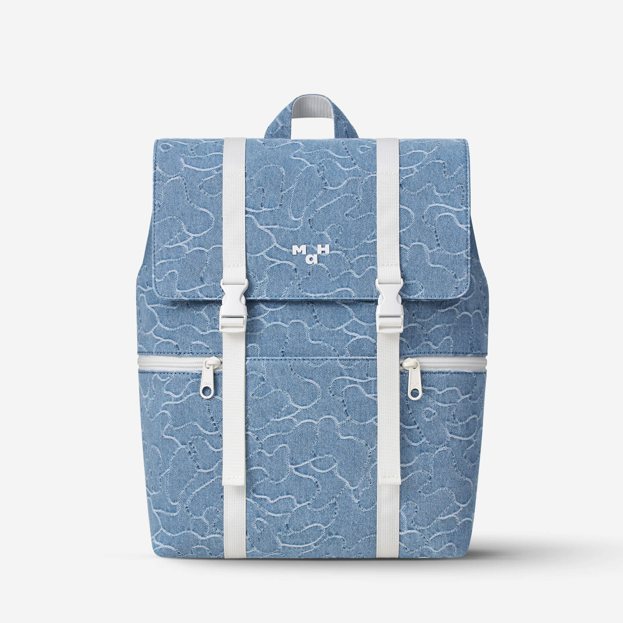 Denim Blue Backpack for Middle School