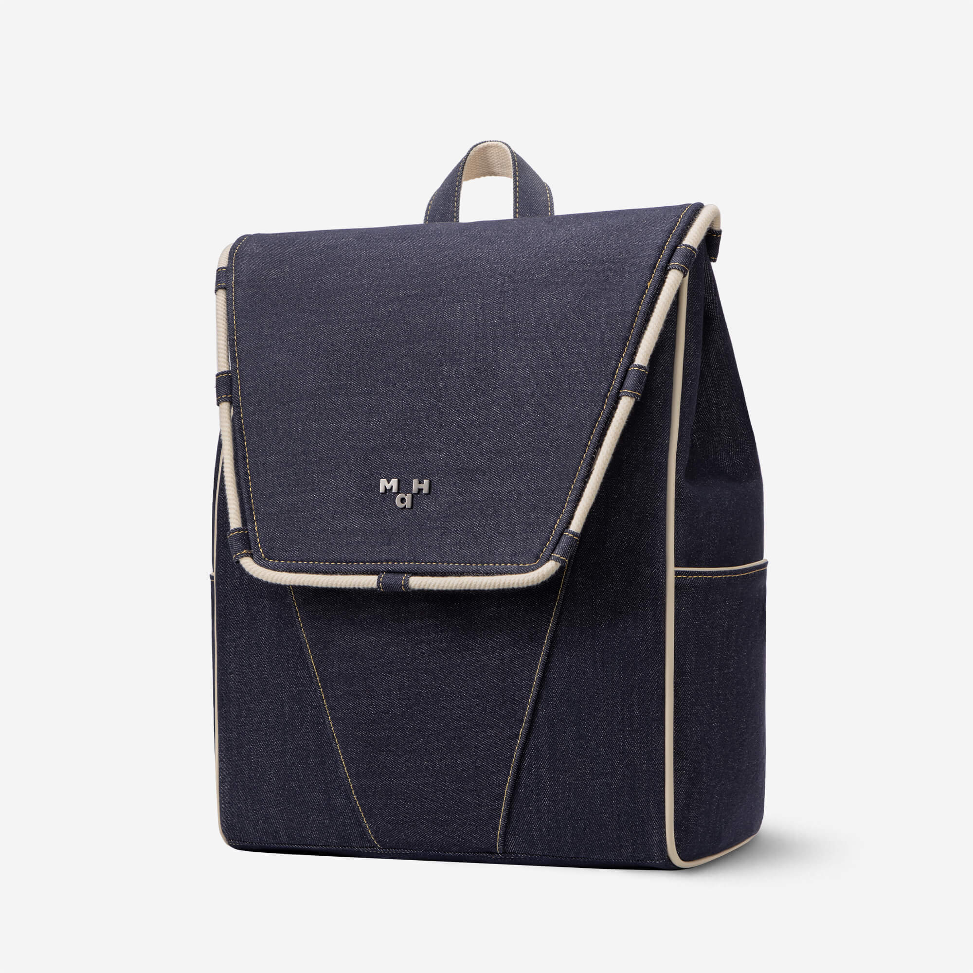 Denim Laptop Backpack - Denim Schoolbag