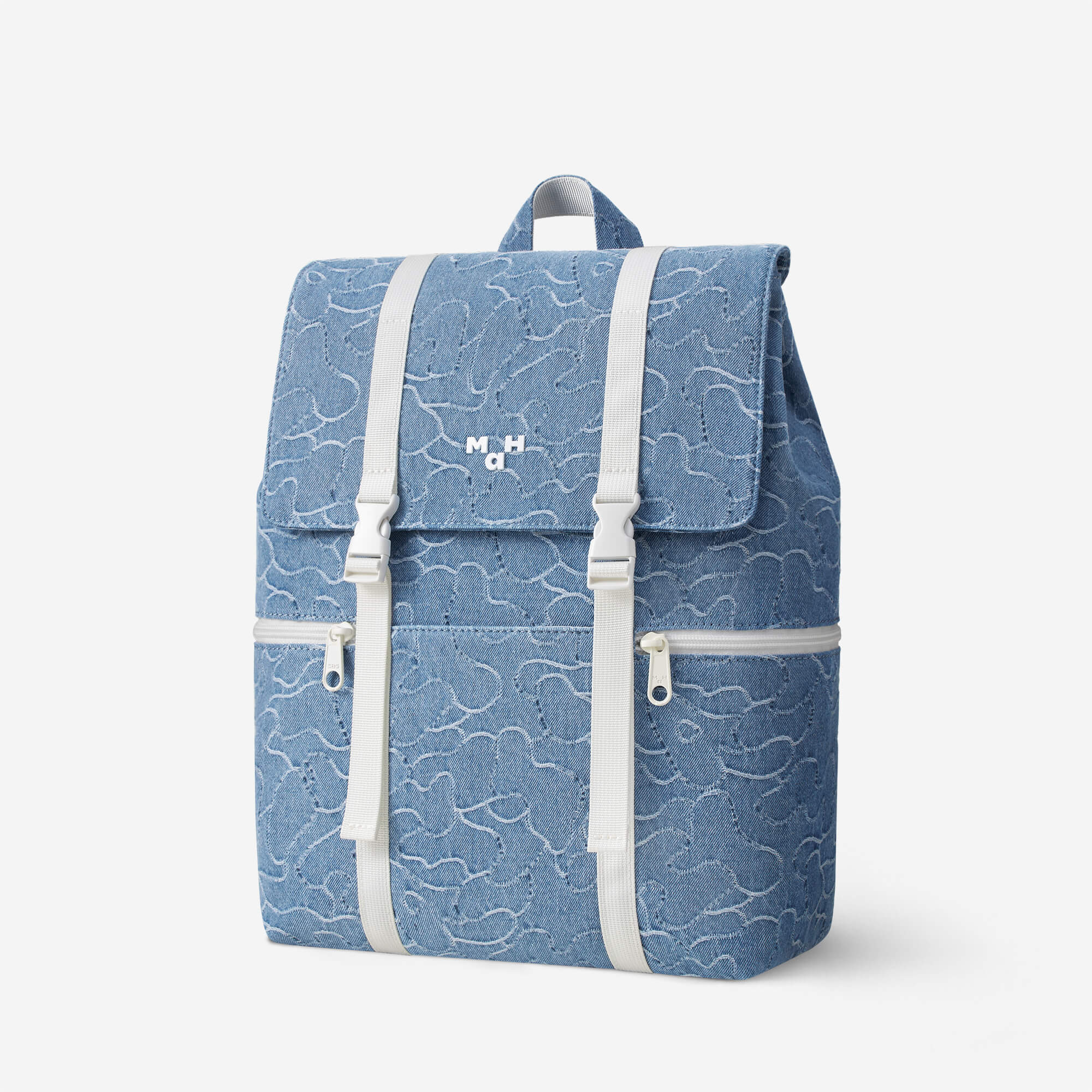 Denim Blue Backpack for Middle School