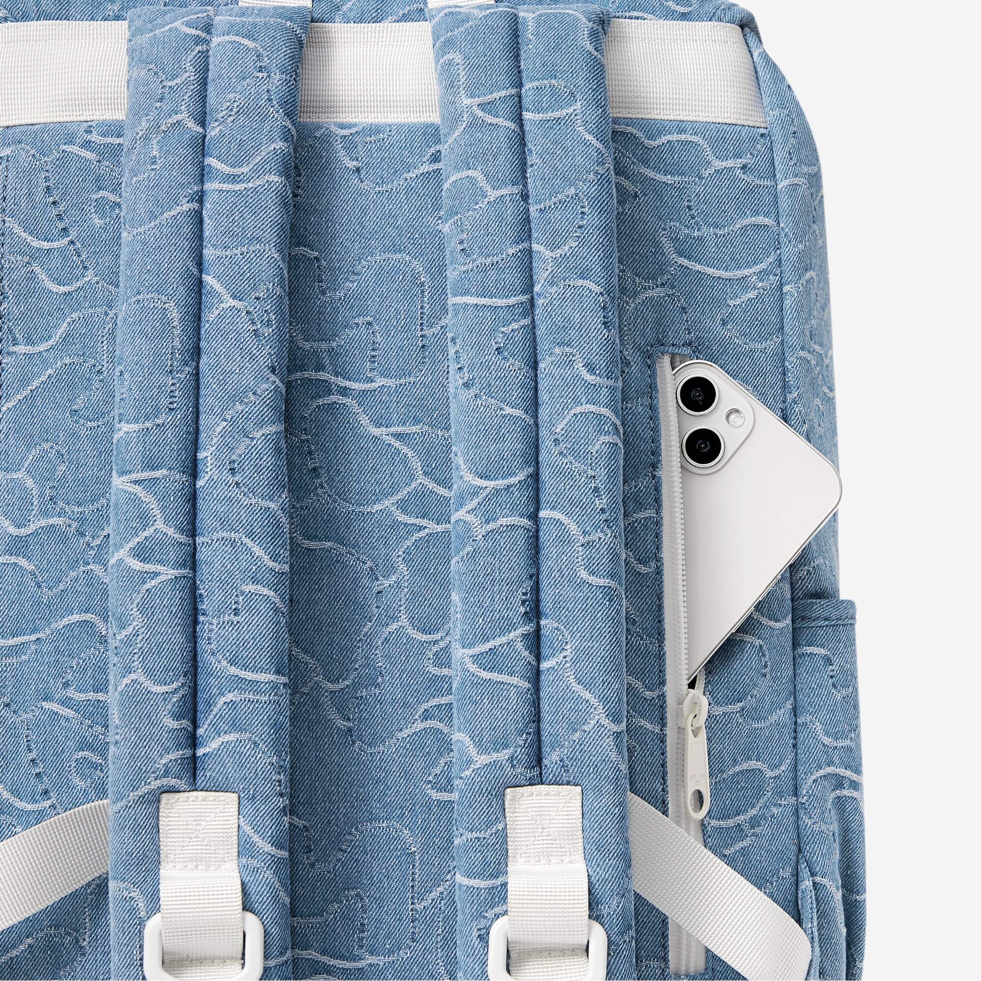 Denim Backpack For Traveling