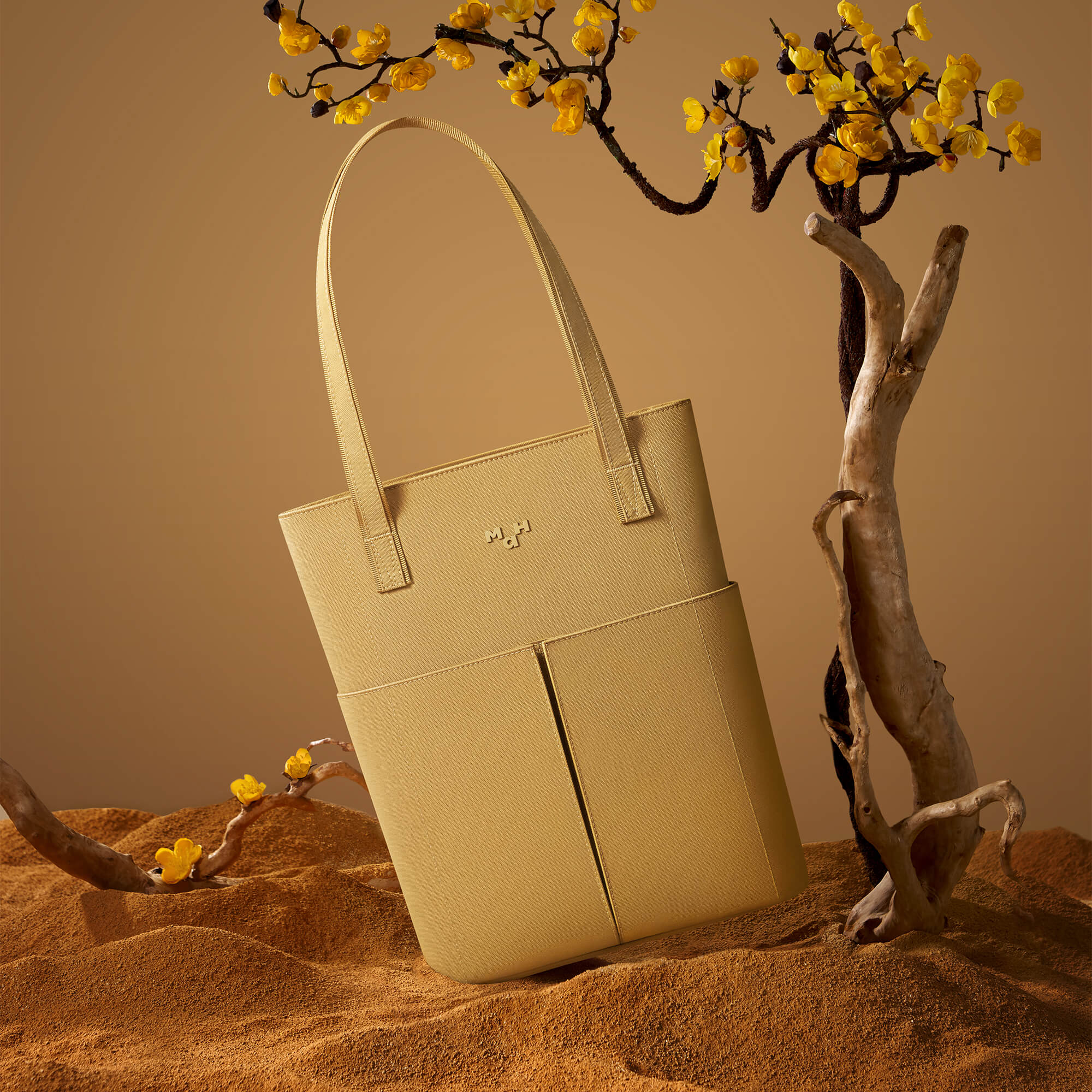 Canvas Tote Bag Yellow