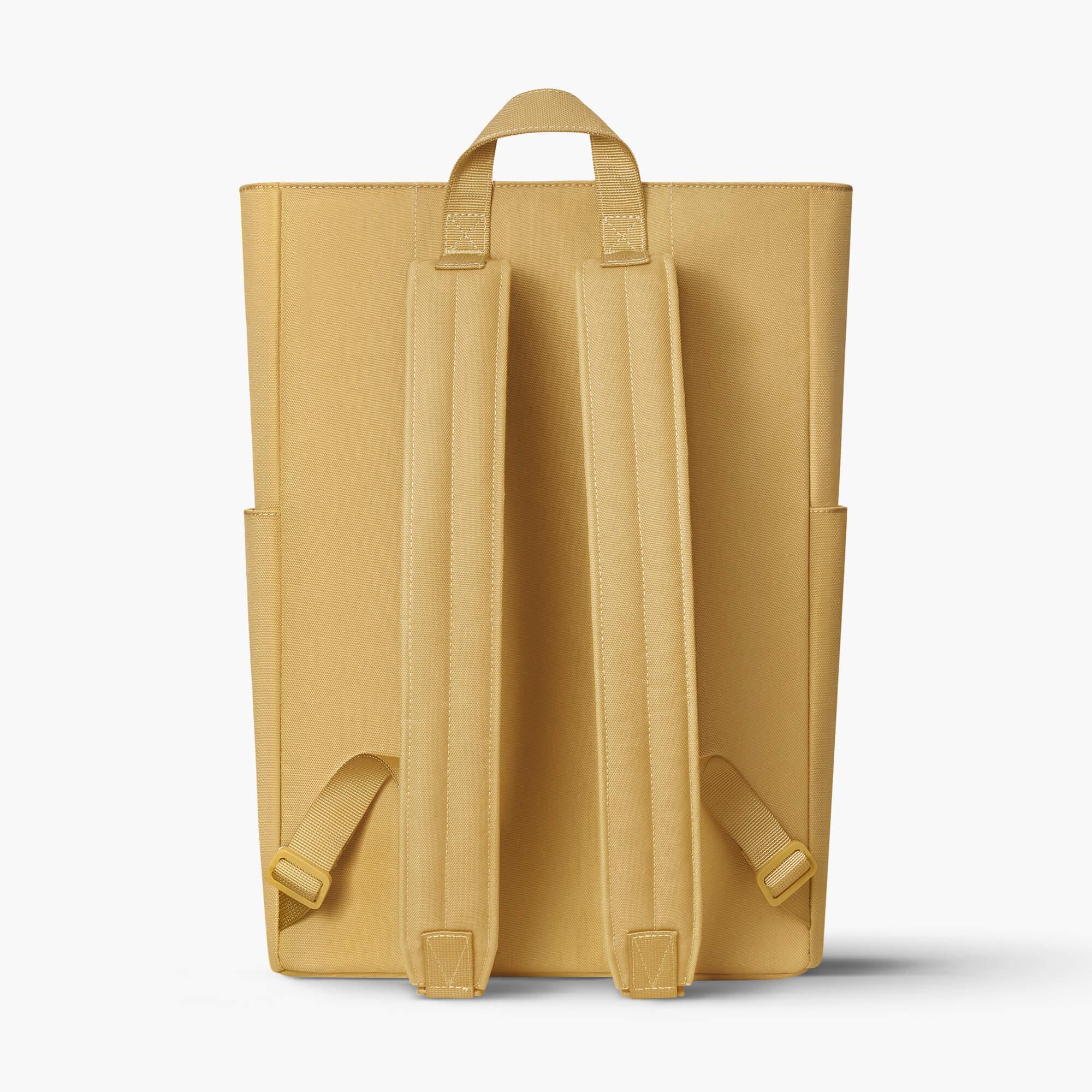 Minimalist Yellow Laptop Backpack